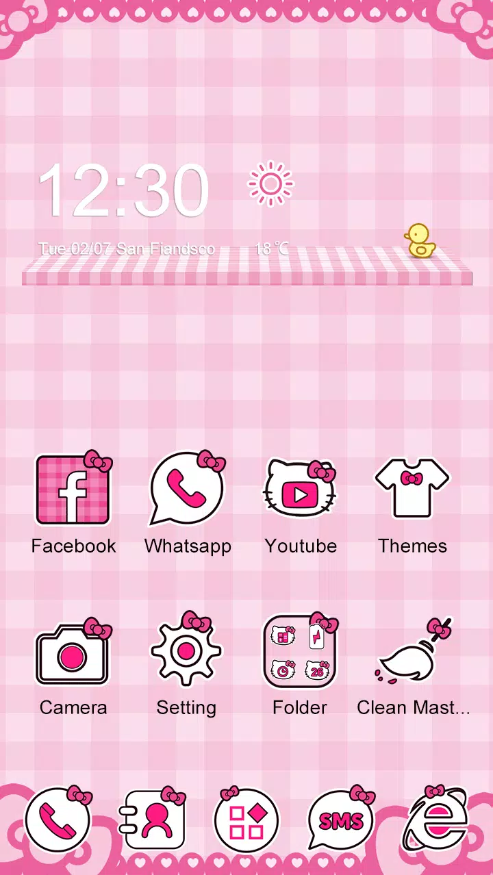 Hello Kitty female theme APK for Android Download