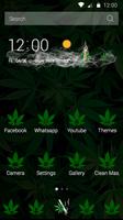 Weed Rasta Launcher Theme plakat