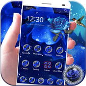 Rose theme Magic Blue Rose icon