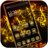 Gold Melody Theme Gold Music icon