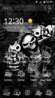 Hell Skull and Gun Theme imagem de tela 2