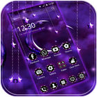 Moon Night Theme Purple moon icon