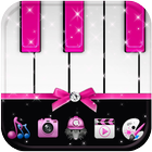 Pink Theme Pink piano icon