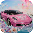 Thème Rose Lamborghini voiture APK