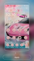 Theme Pink Lamborghini car poster