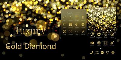 Gold Diamond Gliiter Theme screenshot 3