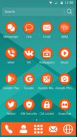 Teal Orange Theme Screenshot 1