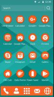 Teal Orange Theme Screenshot 2