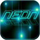Neon Tech lumière Thème icône