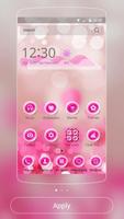 Pink bubble theme syot layar 3