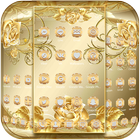 Gold Rose Theme Royal Gold icône