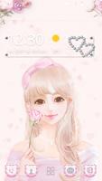 Cute Pink Girl Theme Rose Gold screenshot 1