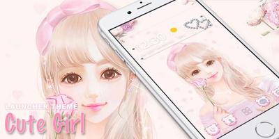 Cute Pink Girl Theme Rose Gold screenshot 3