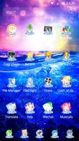 Tema Cerah Biru Laut screenshot 3