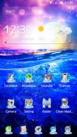 Tema Cerah Biru Laut screenshot 2