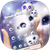 Cute Kitty Theme آئیکن