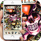 skull Street Graffiti theme آئیکن