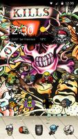 skull Street Graffiti theme تصوير الشاشة 2