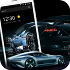 ikon Mewah supercar hitam tema