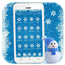 冰雪奇缘世界主题+雪花背景 可爱的雪人 APK