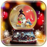 圣诞节雪人的平安夜手机主题 ikon