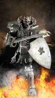 Skull Knight Theme Wallpaper تصوير الشاشة 1