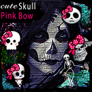 APK cute skull icon pink bow theme