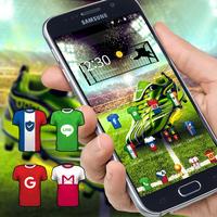 برنامه‌نما football team jersey theme 3D عکس از صفحه