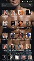 Theme Mature Adult Man Muscle Keep Fitness captura de pantalla 1