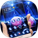 Galaxy Lightning theme free APK