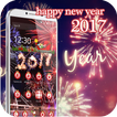 Feliz Ano Novo 2017 tema 3D