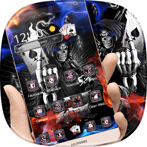 Skull Grim Reaper Theme