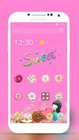 Pink Sweet Theme for Samsung पोस्टर