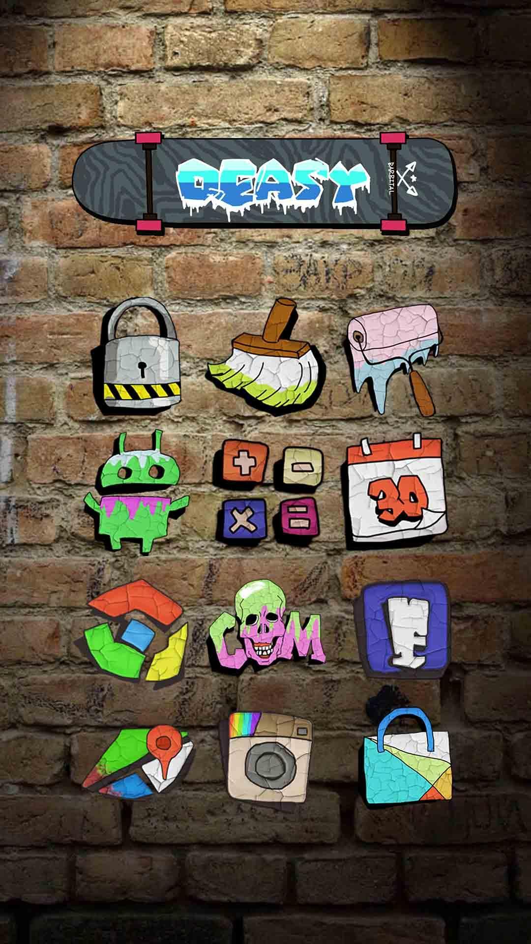 Android 用の ヒップホップの落書きテーマ クールなストリートアートの壁紙 Apk をダウンロード