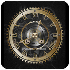 Clock Theme Luxury Gold آئیکن