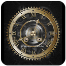 Uhr Thema Luxus Gold APK