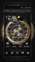 Clock Theme Luxury Gold screenshot 1