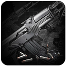 Schwarz Cool Gewehr Thema APK