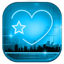 霓虹全息圖技術藍色題材 APK