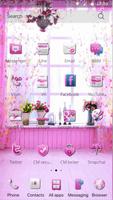 Pink cute girl wallpaper theme 스크린샷 1