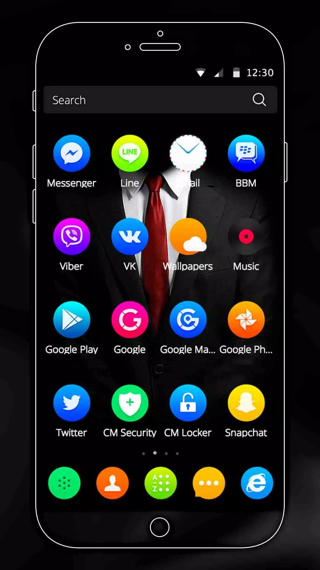 Android向けのエレガントな紳士のトピック 高級黒のスーツドレスの壁紙 Apkをダウンロードしましょう
