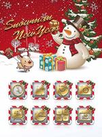 New Year Snowman-poster