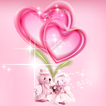 Valentine pink love  wallpaper