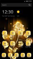 Gold Rose Theme pour Samsung capture d'écran 1