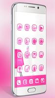 Pink Girly Theme for Android capture d'écran 2