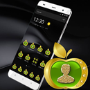 أسود أبل موضوع بسيط APK