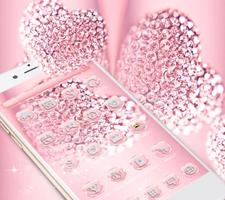 Rose goud diamant thema Love Diamond screenshot 3