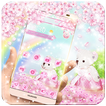 Pink Bear Flower Theme