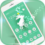 Paper theme rabbit icon
