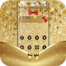 Golden Bowknot luxuryテーマ APK